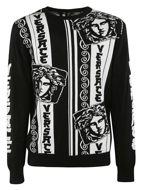 men versace sweater|versace jumper men's.